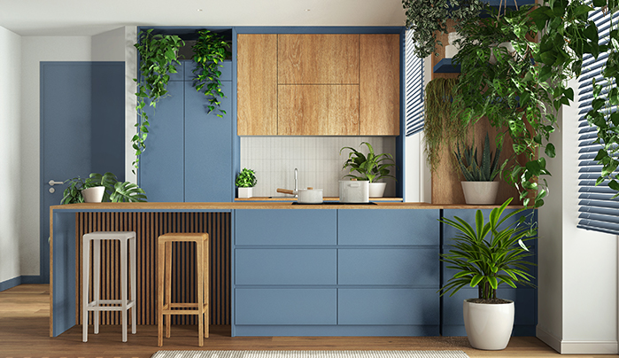 The Vertical Herb Haven - Kitchen Cabinet Design