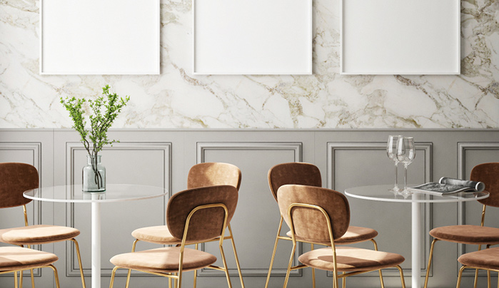 Marble Finish – Kitchen Laminate Designs