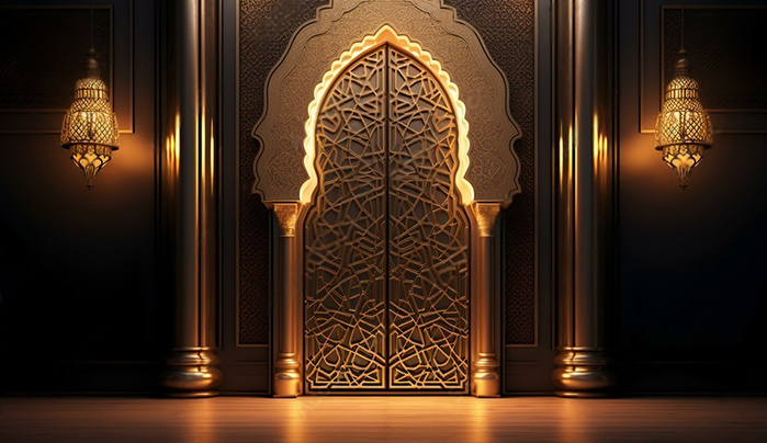 Classic Arabian Double Door design