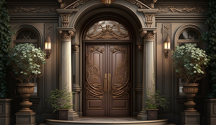 Antique door design