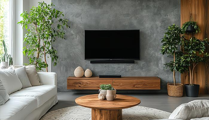 Rustic Wooden TV Unit - Modern TV Unit Design