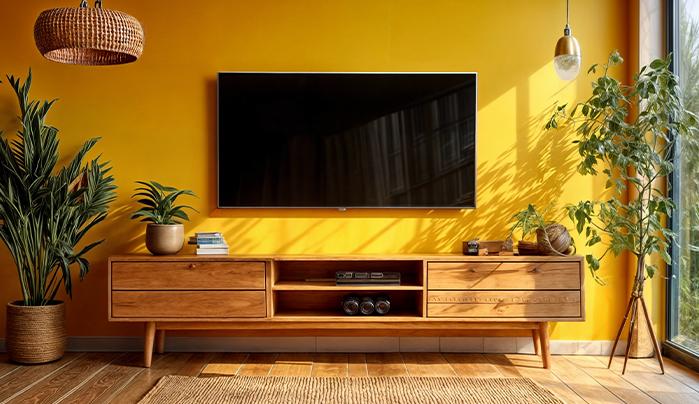 Industrial Style TV Unit - Modern TV Unit Design