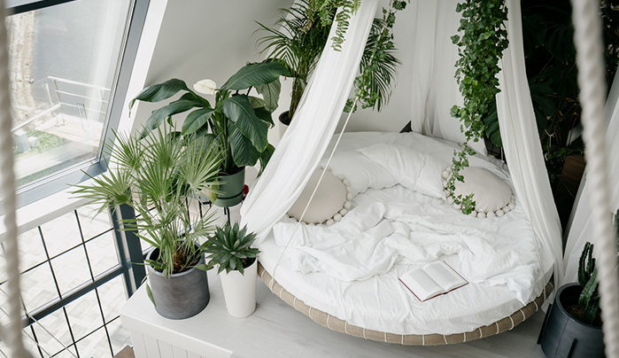 Round bed design