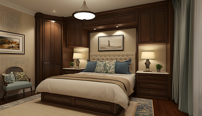 Upholstered Bed with Laminated Plywood Base - Modern Bed Design