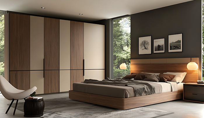 Modern laminate wardrobe- CenturyPly