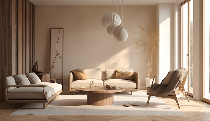 Plywood round coffee table - CenturyPly