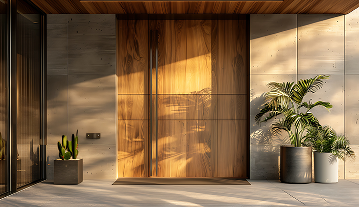 Modern WPC door for entrance - CenturyPly