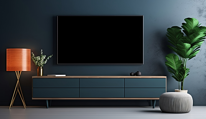 Dark backdrop Ilusion - Modern TV Unites Design Ideas