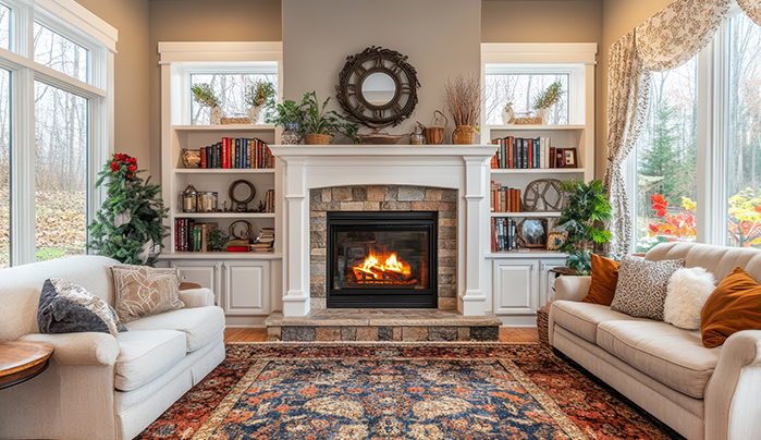 Bring Home the Rural Style - Modern Living Room Design