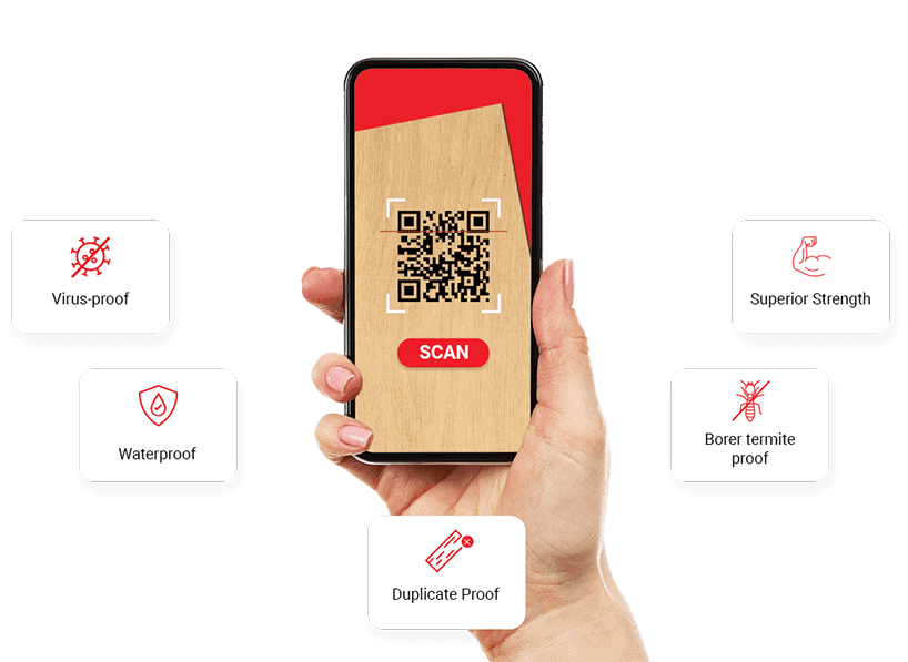 Century Promise - Scan Plywood to Check Authenticity